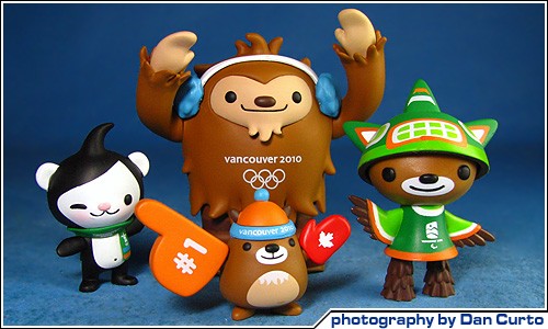Vancouver 2010 Winter Olympics Designer Vinyl Toys