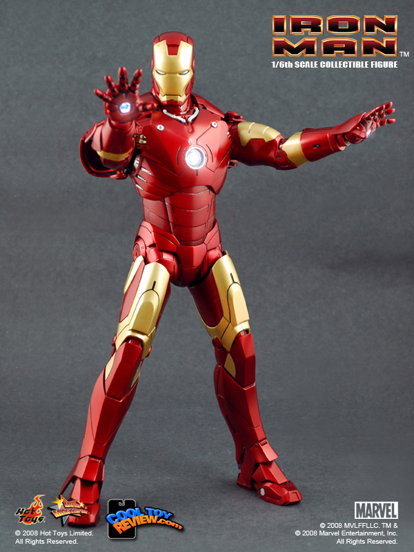 1/6 Scale Iron Man figure by Hot Toys