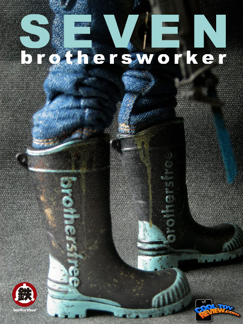 Brothersworker ? 12 inches SEVEN collectible figure by Hot Toys