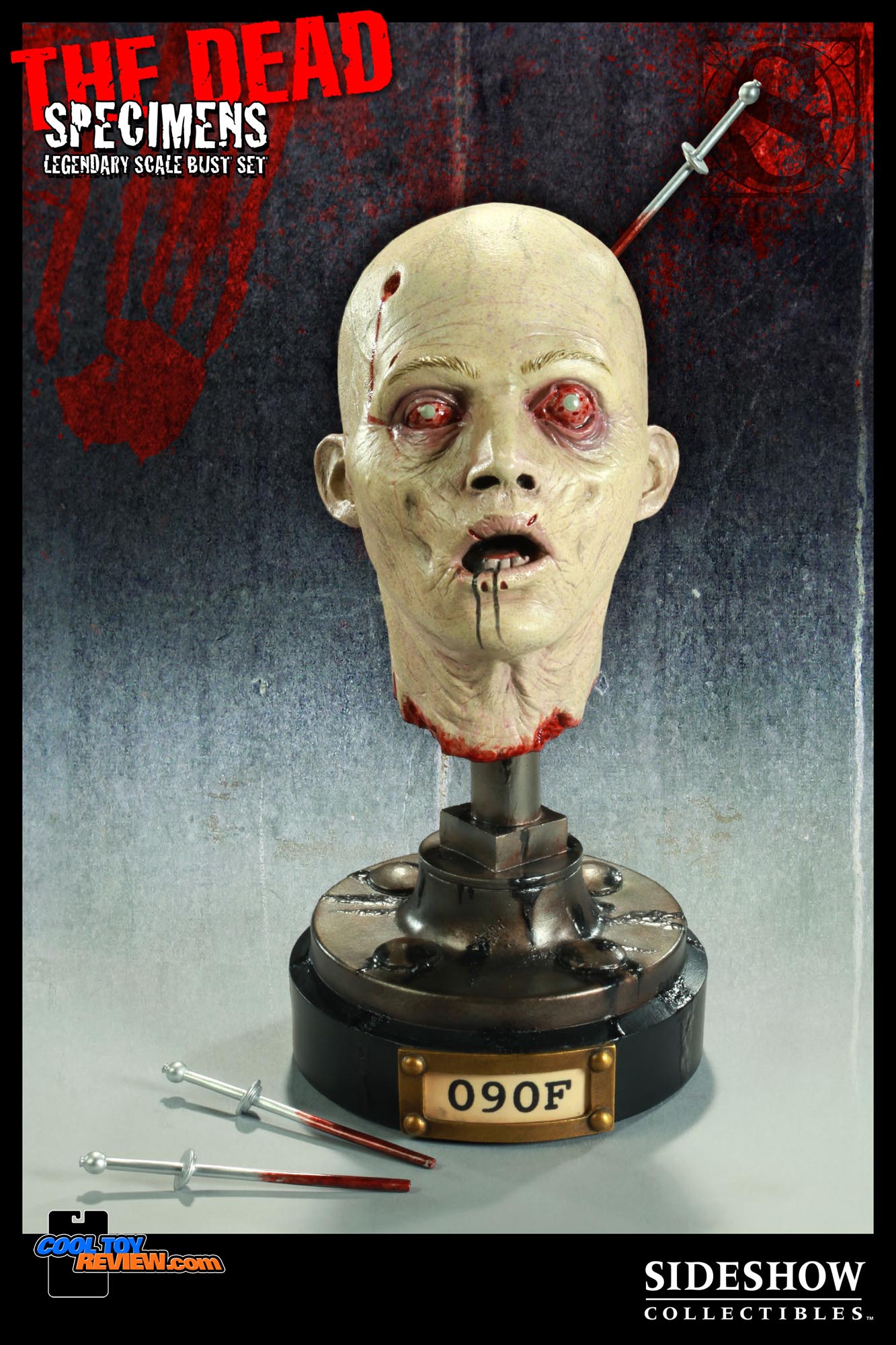 The Dead: Specimens Legendary Scale Busts Set by Sideshow Collectible