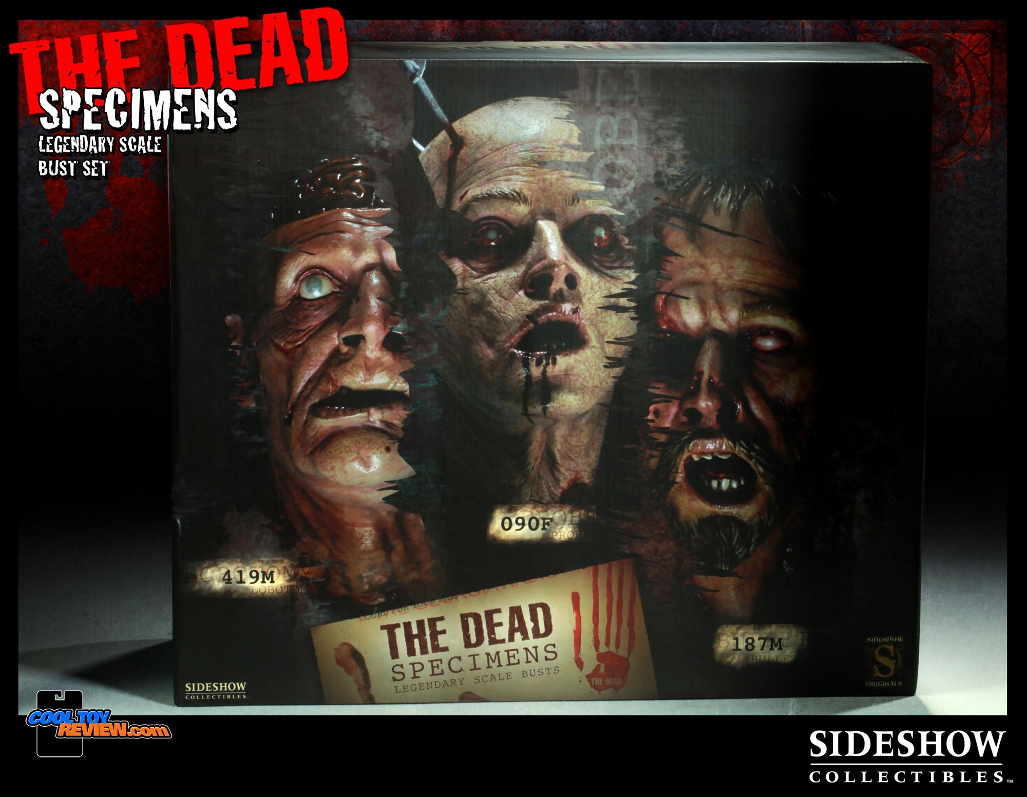 The Dead: Specimens Legendary Scale Busts Set by Sideshow Collectible