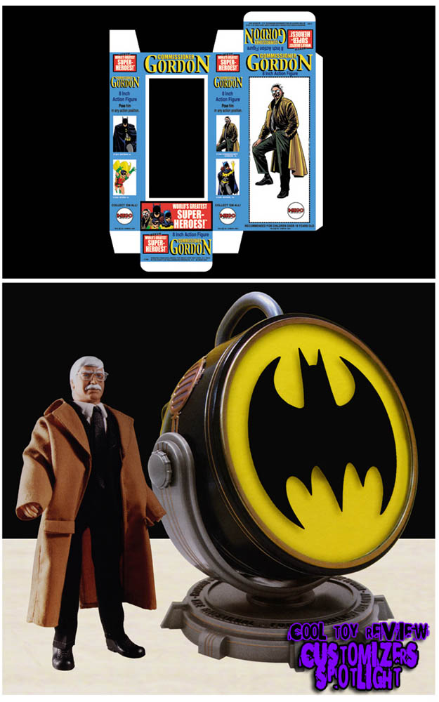 Roberto Williams' <b>MEGO</b>-style <b>Batman</b> figures