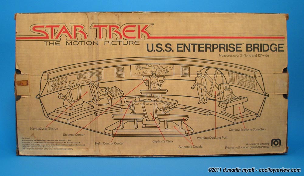 Enterprise Bridge Mego Star Trek Motion Picture 1979