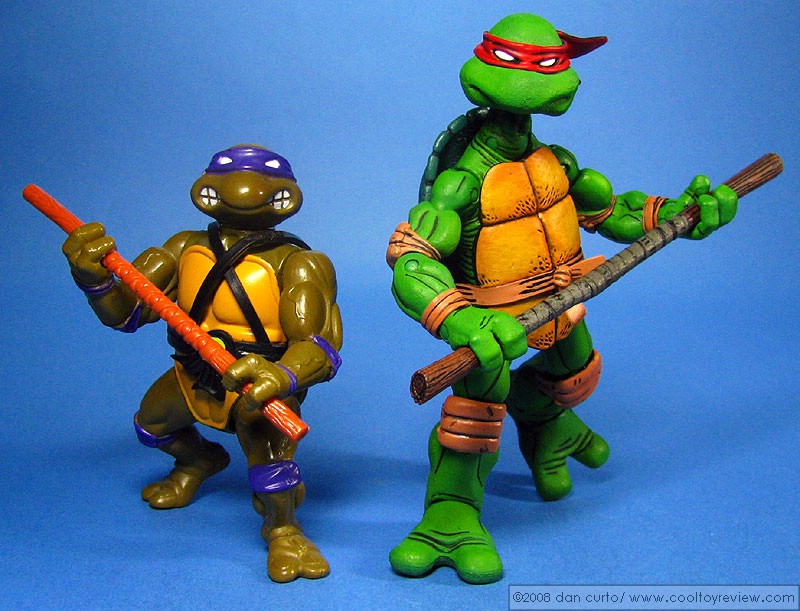 Playmates Donatello (1988) | NECA Donatello (2008)